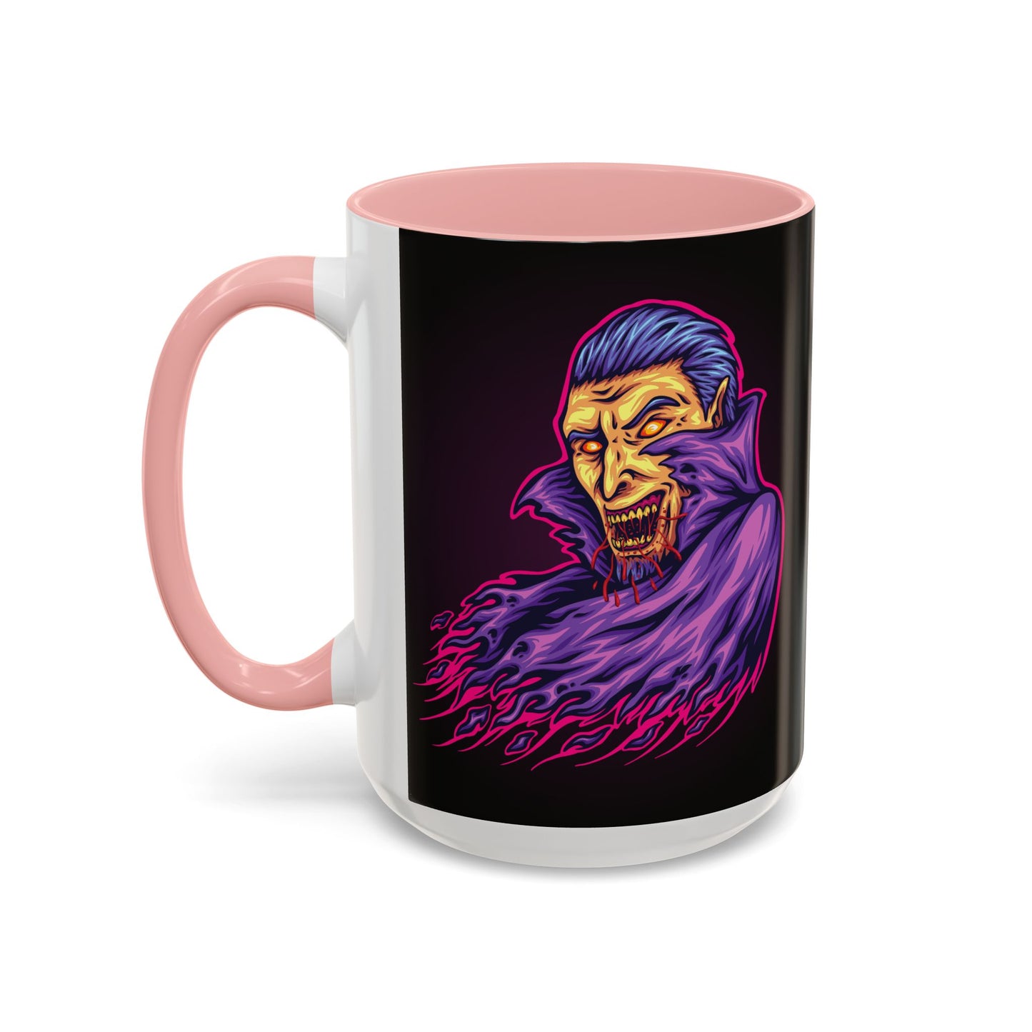 Creepy Gothic Accent Coffee Mug for Spooky Vibes, Halloween Decor, Unique Gift, Coffee Lover, Witchcraft Essentials