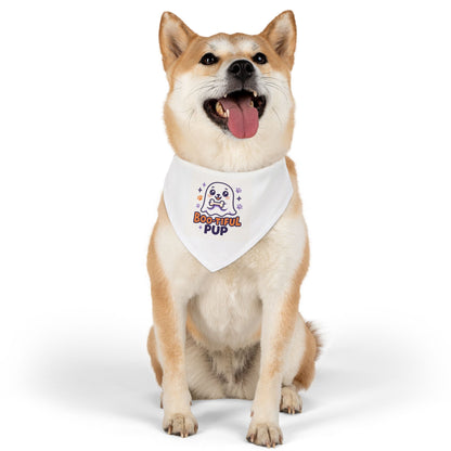 Boo-tiful Pup Pet Bandana Collar, Halloween Dog Accessory, Cute Pet Gift, Spooky Season Style, Dog Fashion, Pet Halloween Costume