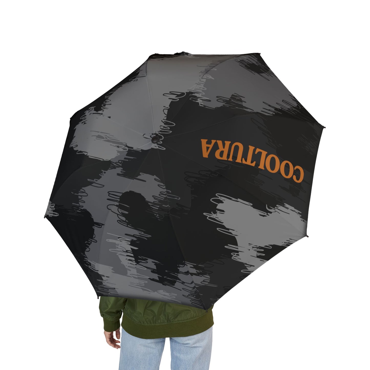 Stylish Semi-Automatic Foldable Umbrella, Durable Rain Gear, Compact Travel Umbrella, Gift for Rainy Days, Outdoor Essentials