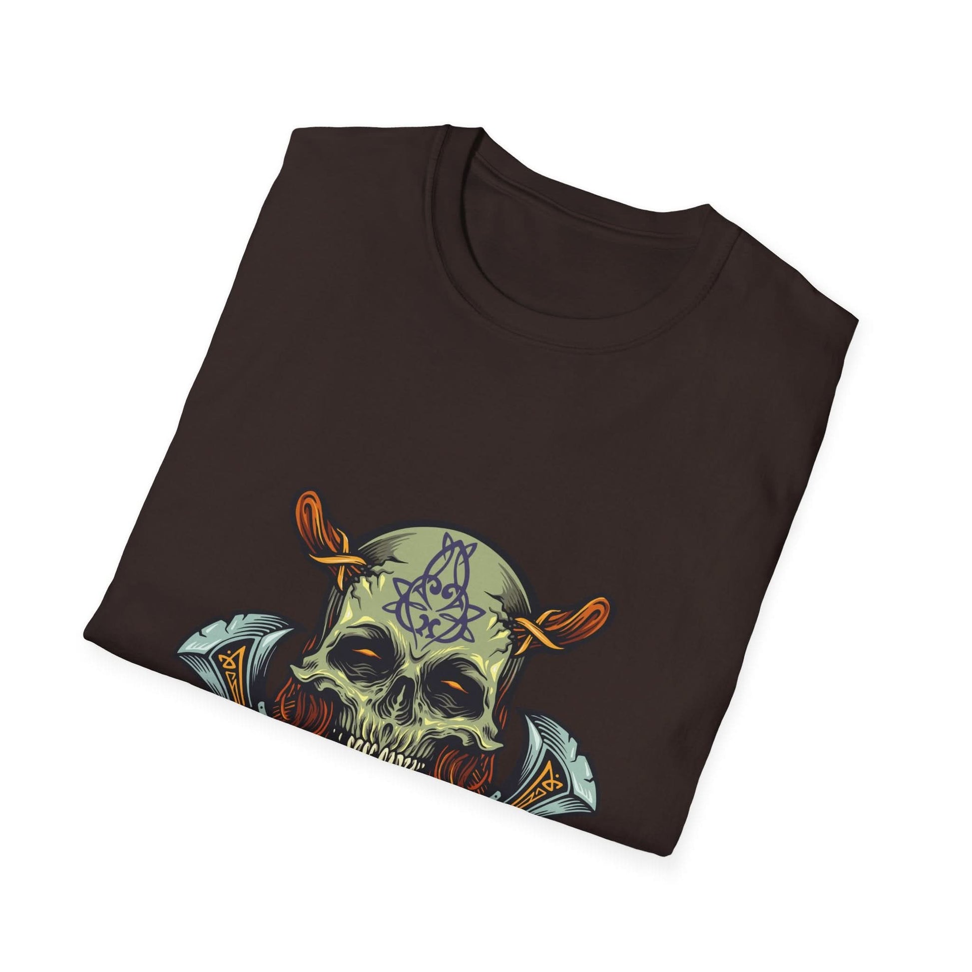 Viking Skull Warrior with Axe - Mleem