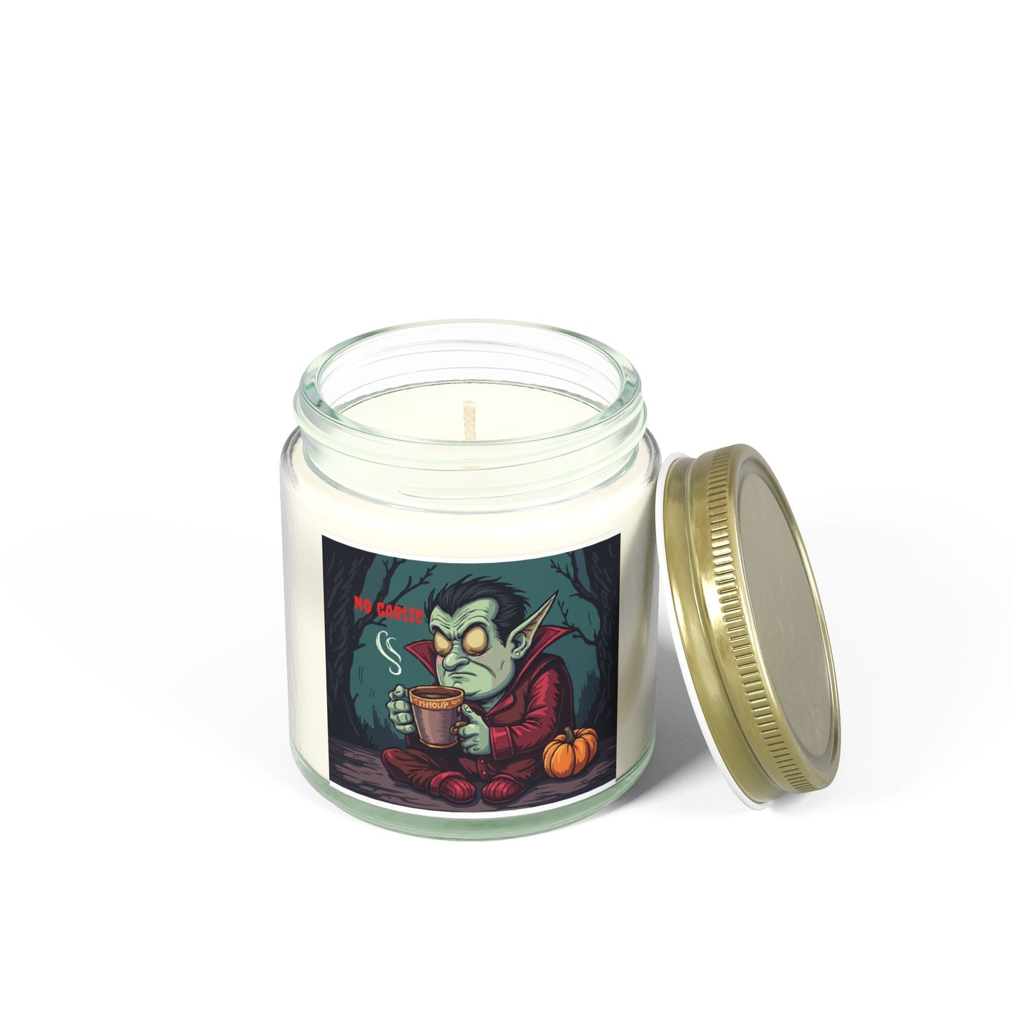 Cozy Halloween Scented Candles, Hand-Poured Coconut Apricot Wax, Fall Decor, Spooky Home Fragrance, Gifts for Witch Lovers, Autumn Vibes