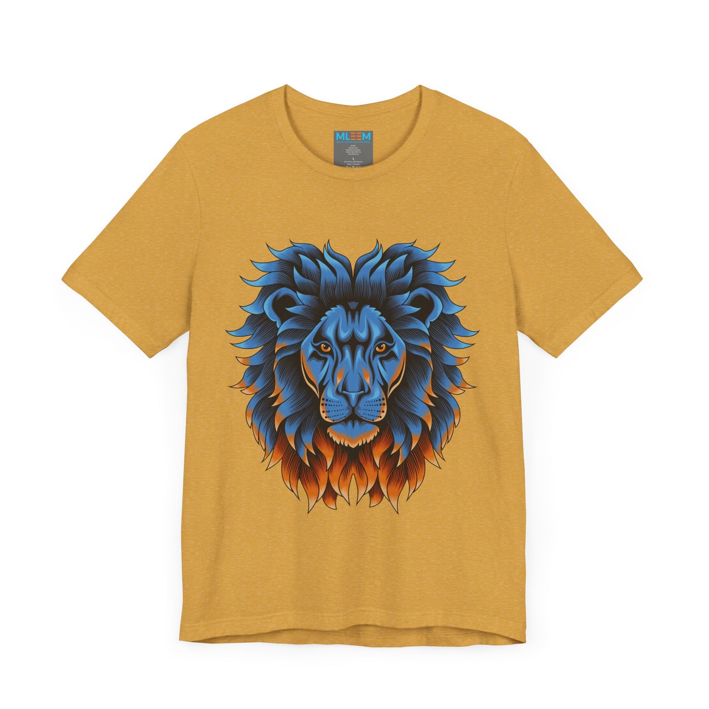 Dynamic Lion Graphic Tee - Unisex Short Sleeve Jersey T-Shirt