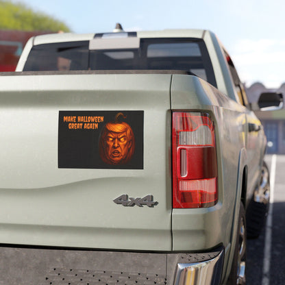 Halloween Car Magnets, Make Halloween Great Again Pumpkin Magnet, Funny Halloween Decor, Vehicle Decorations, Spooky Car Decor