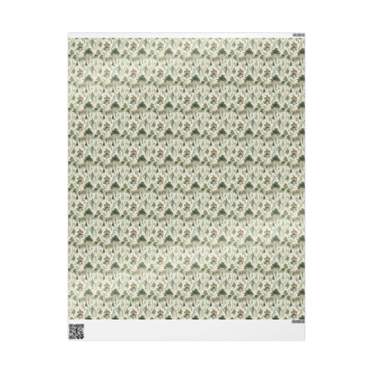 Nature-Inspired Wrapping Paper, Eco-Friendly Gift Wrap, Floral Gift Wrap, Holiday Gift Wrap, Sustainable Wrapping Paper