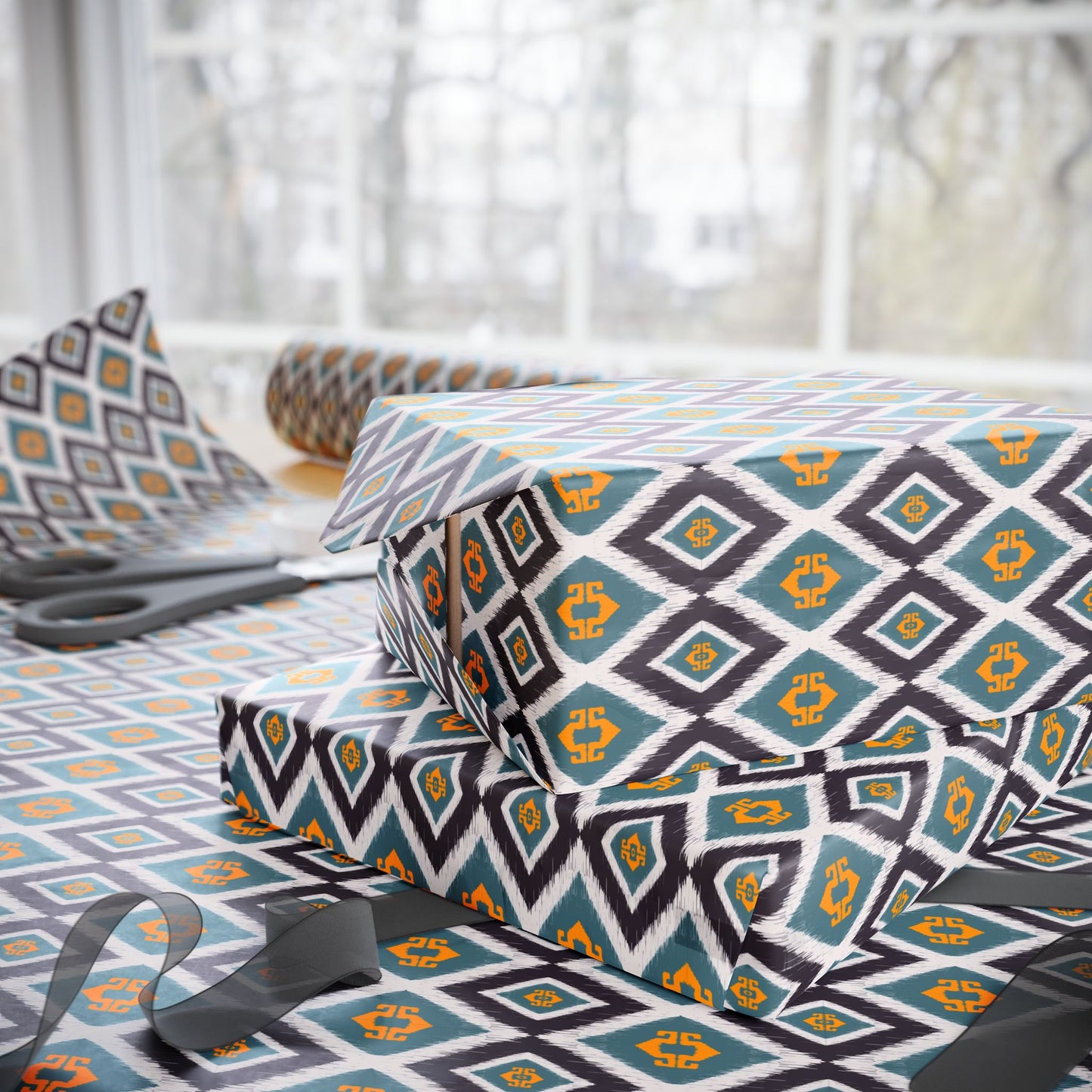 Patterned Wrapping Paper Roll for Gifts, Unique Gift Wrap for Holidays, Birthday Presents, Eco-Friendly Gift Packaging, Decorative [...]