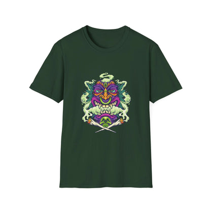 Smoking Hawaiian Tiki Weed Leaf - Mleem