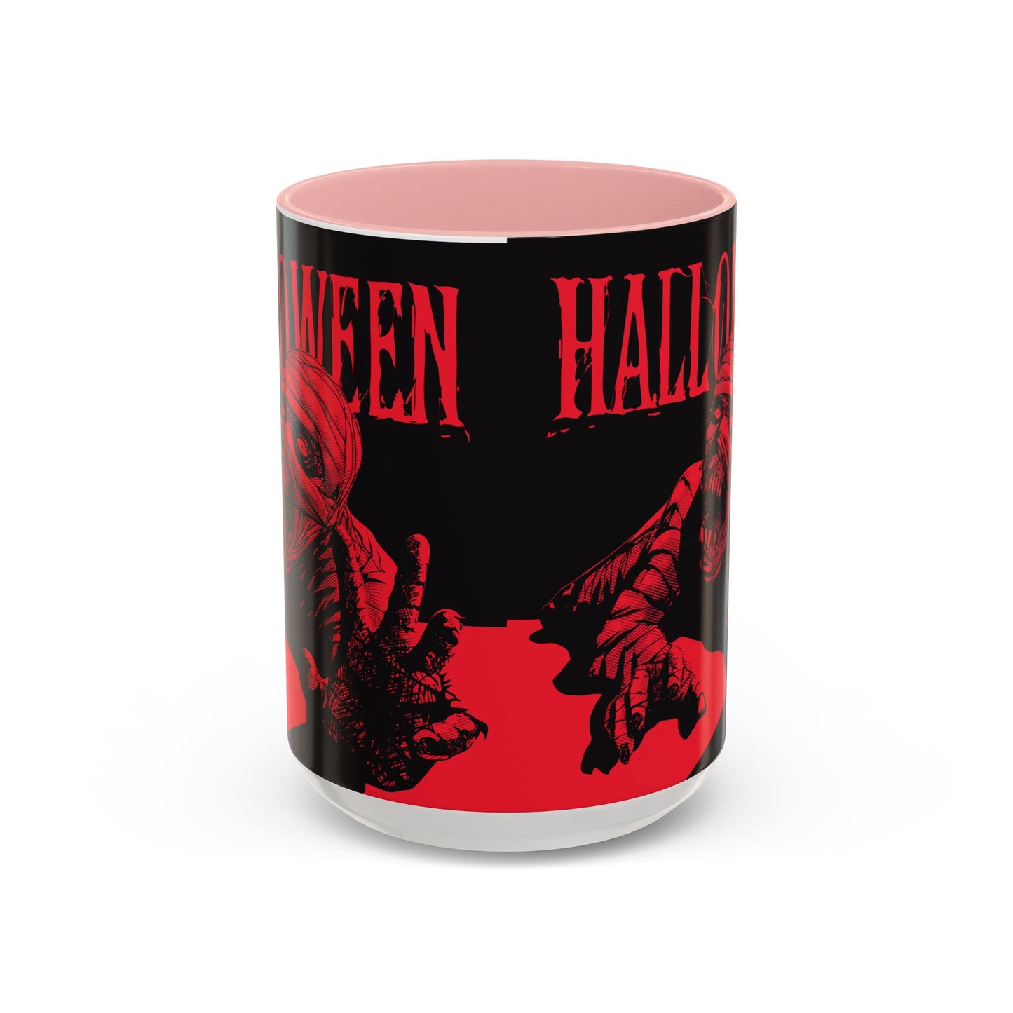Halloween Accent Coffee Mug | Spooky Coffee Cup for Halloween Lovers, Trick or Treat Mug, Horror Decor, Gift for Fans