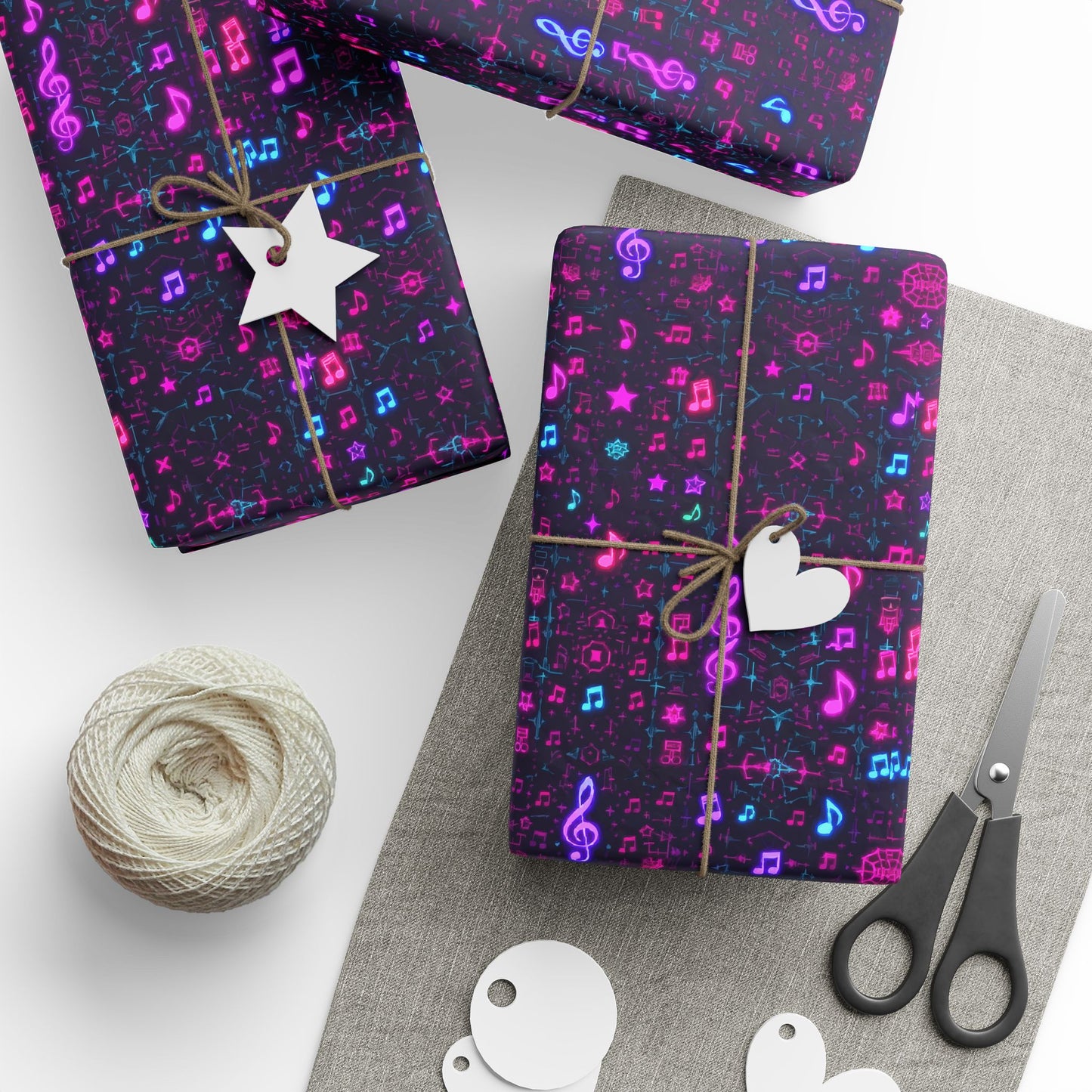 Colorful Cosmic Wrapping Paper, Gift Wrap for Birthdays, Holidays, Weddings, Party Favors, Artsy Presents, Unique Gift Packaging