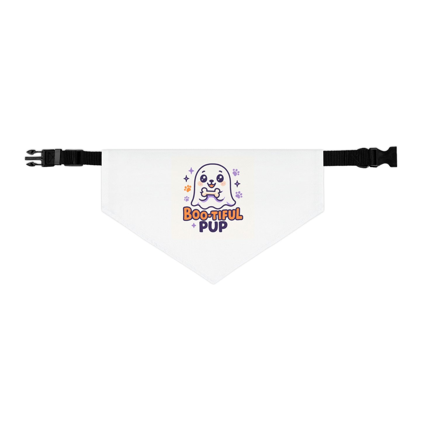 Boo-tiful Pup Pet Bandana Collar, Halloween Dog Accessory, Cute Pet Gift, Spooky Season Style, Dog Fashion, Pet Halloween Costume