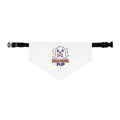 Boo-tiful Pup Pet Bandana Collar, Halloween Dog Accessory, Cute Pet Gift, Spooky Season Style, Dog Fashion, Pet Halloween Costume