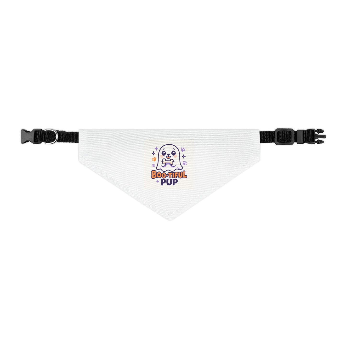 Boo-tiful Pup Pet Bandana Collar, Halloween Dog Accessory, Cute Pet Gift, Spooky Season Style, Dog Fashion, Pet Halloween Costume