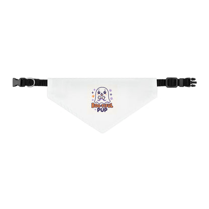 Boo-tiful Pup Pet Bandana Collar, Halloween Dog Accessory, Cute Pet Gift, Spooky Season Style, Dog Fashion, Pet Halloween Costume