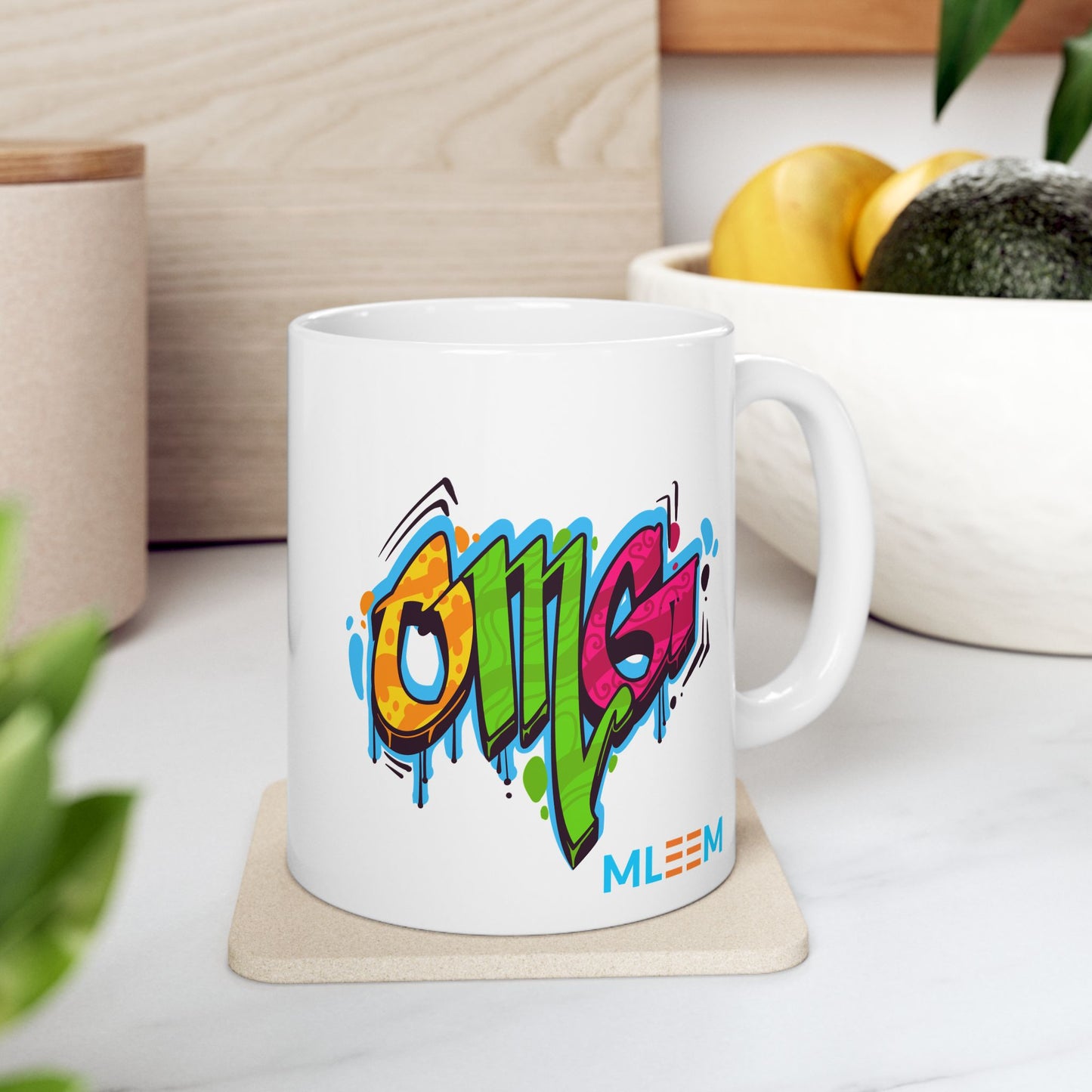 Colorful Graffiti Ceramic Mug