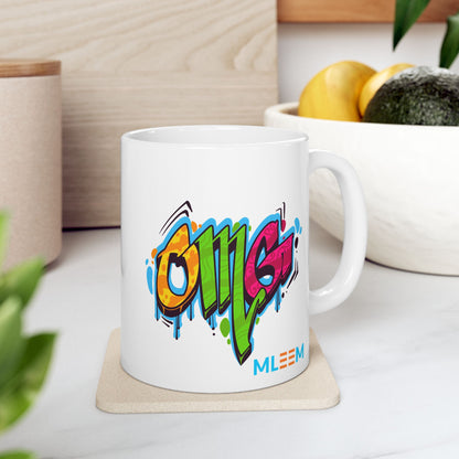 Colorful Graffiti Ceramic Mug