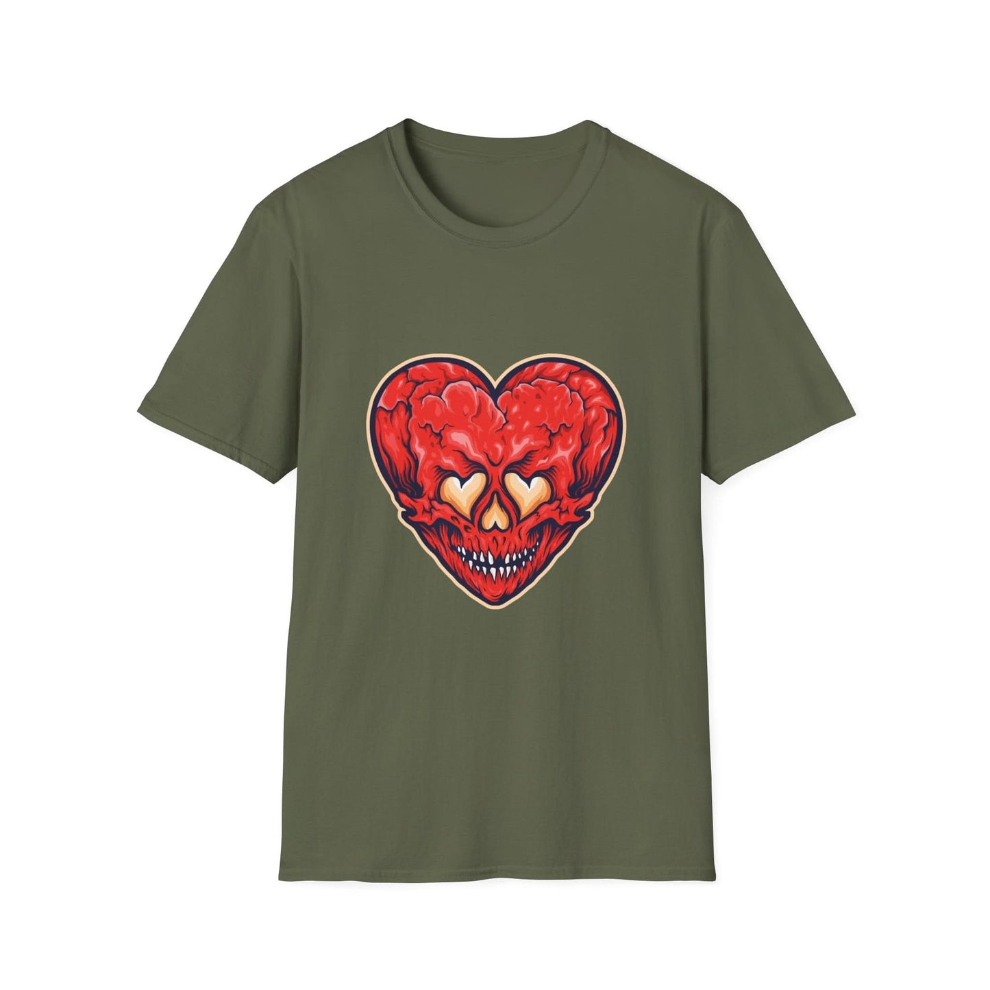 Cracked Heart Love Skull - Mleem