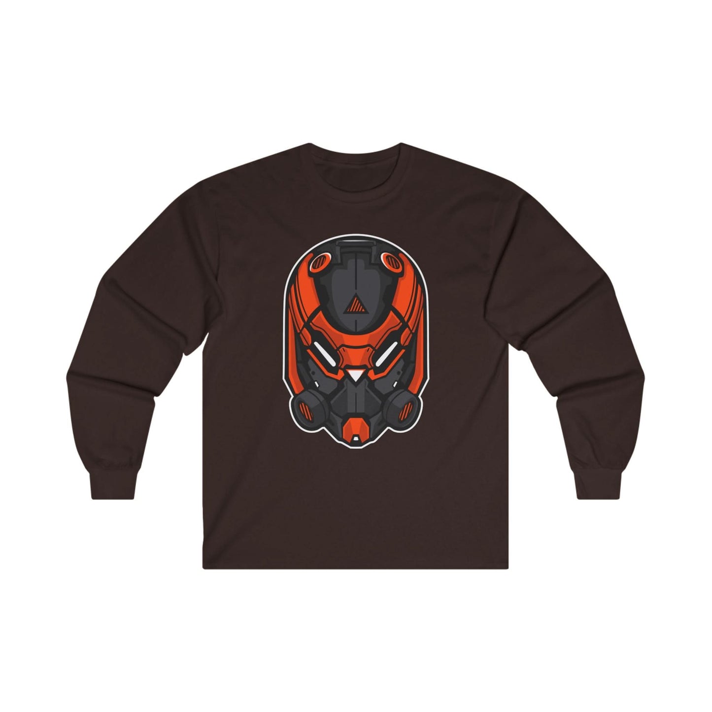 Orange Robot Head - Mleem