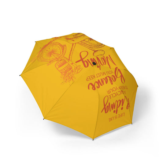 Vibrant Foldable Umbrella - Stay Bright, Portable Sunshade for Rainy Days, Travel Must-Have, Stylish Outdoor Accessory