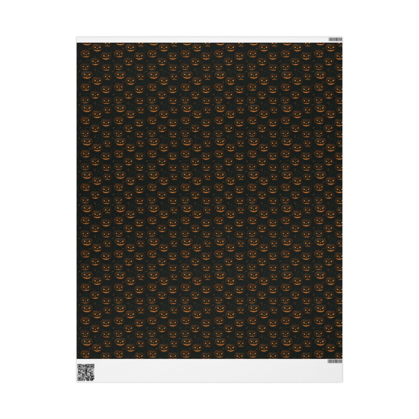 Halloween Pumpkin Wrapping Paper, Festive Gift Wrap for Fall Celebrations, Unique Holiday Supplies, Trick-or-Treat Decor, Party Favors