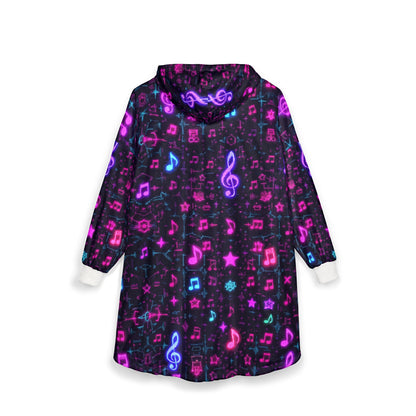 Musical Note Hooded Blanket