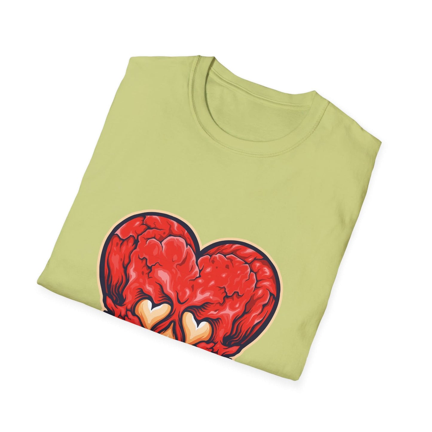 Cracked Heart Love Skull - Mleem