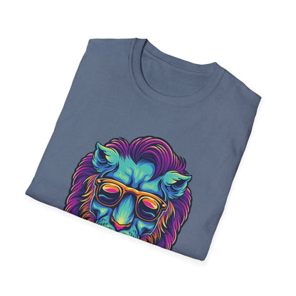 Lion Head with Sunglasses Psychedelic - Mleem