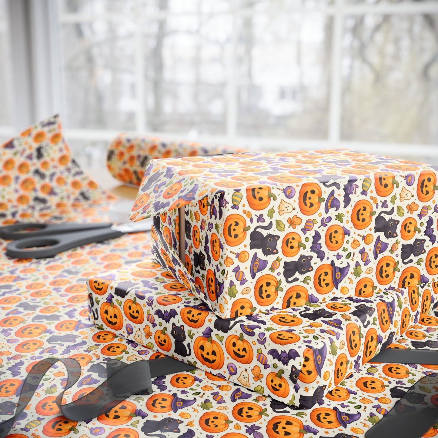Festive Wrapping Paper for Every Occasion, Cute Halloween Gift Wrap, Eco-Friendly Wrap, Birthday Wrap, Holiday Gift Paper