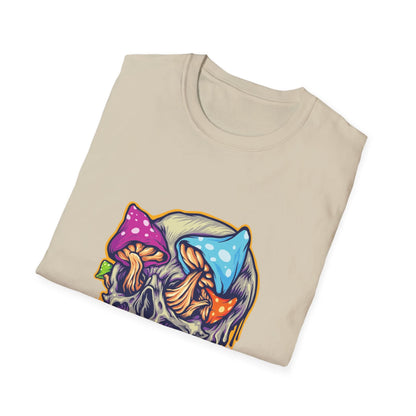 Scary Skull Mushrooms Melted Colorful - Mleem