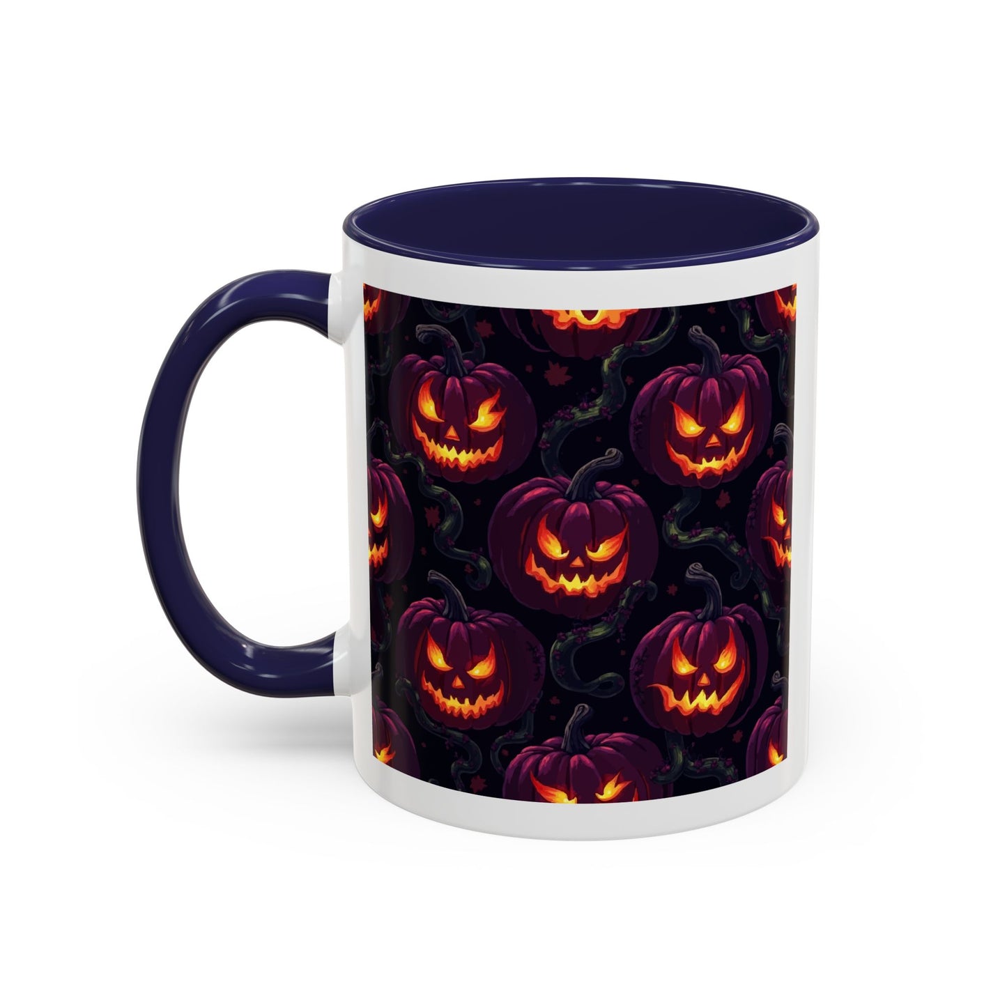 Halloween Pumpkin Coffee Mug, Spooky Ceramic Cup, Fall Decor, Autumn Gift, Halloween Party Essential, Seasonal Drinkware
