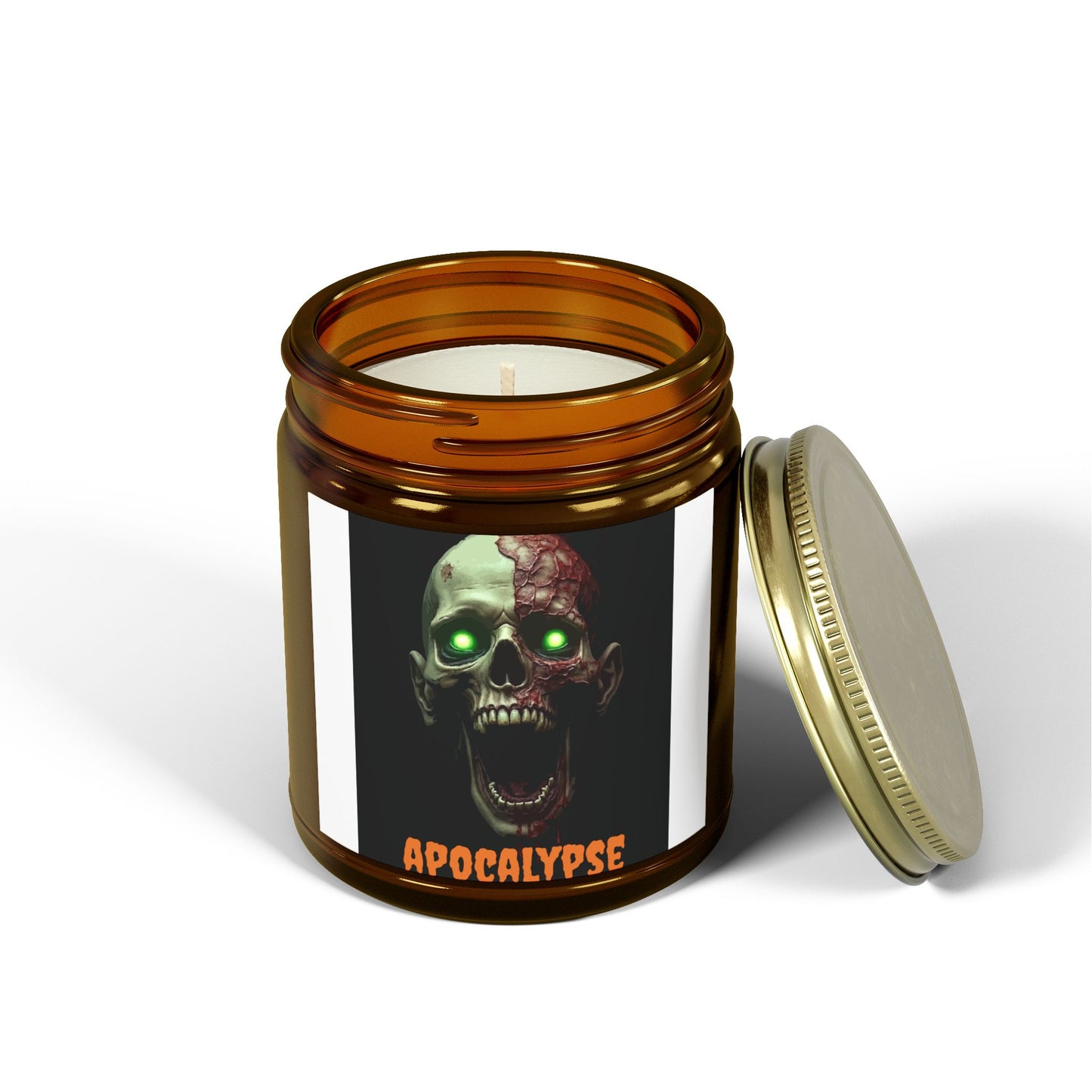 Halloween Scented Candles - Apocalypse Theme, Candle for Spooky Decor, Soy Wax Candle, Unique Gift, Fragrant Candle for Fall