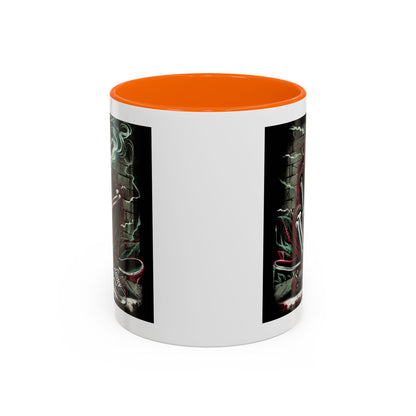 Gothic Skeleton Coffee Mug - Perfect for Halloween Decor, Gift for Skaters, Unique Drinkware, Spooky Vibe, 11 & 15oz Options