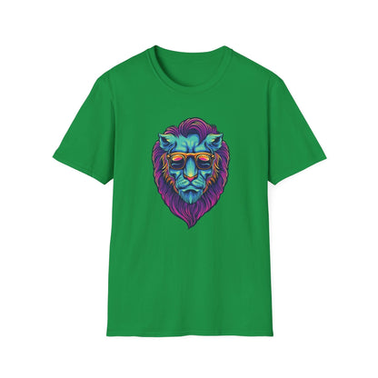 Lion Head with Sunglasses Psychedelic - Mleem
