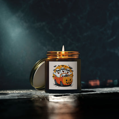Halloween Scented Candle, Ghost and Pumpkin Car Decor, Fall Home Decor, Spooky Gifts, Aromatic Candle, Cozy Atmosphere