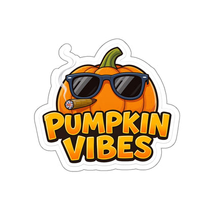 Pumpkin Vibes Die-Cut Stickers | Fun Fall Decor, Halloween Gifts, Laptop Stickers, Pumpkin Lovers, Seasonal Decor