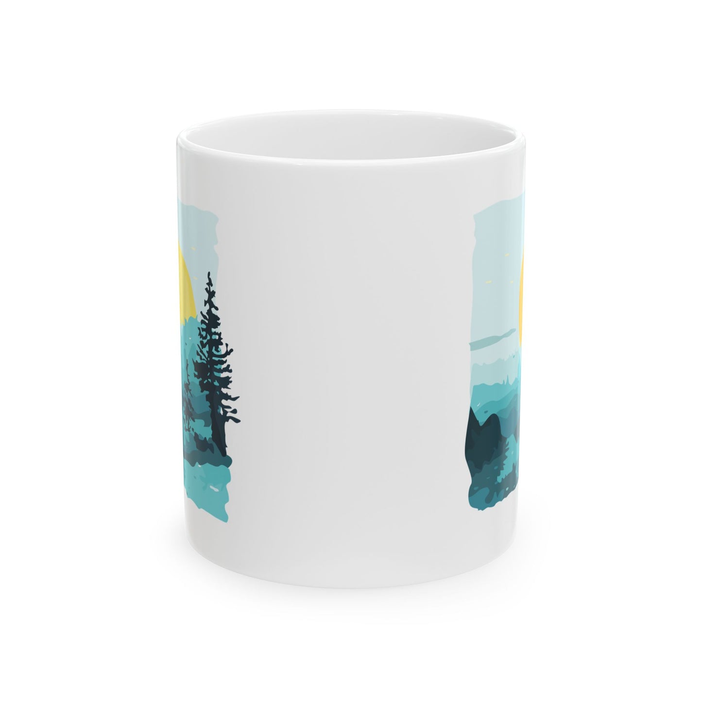 Nature-Inspired Ceramic Mug