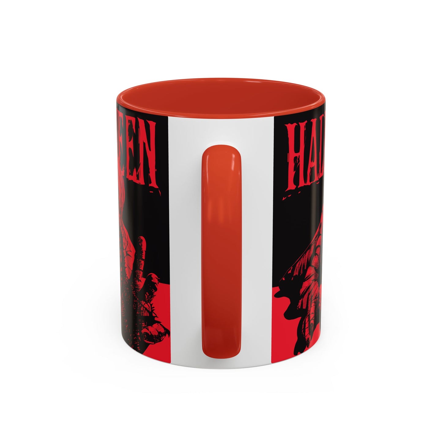 Halloween Accent Coffee Mug | Spooky Coffee Cup for Halloween Lovers, Trick or Treat Mug, Horror Decor, Gift for Fans