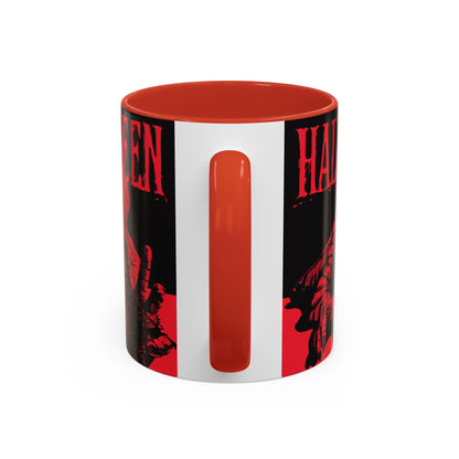 Halloween Accent Coffee Mug | Spooky Coffee Cup for Halloween Lovers, Trick or Treat Mug, Horror Decor, Gift for Fans