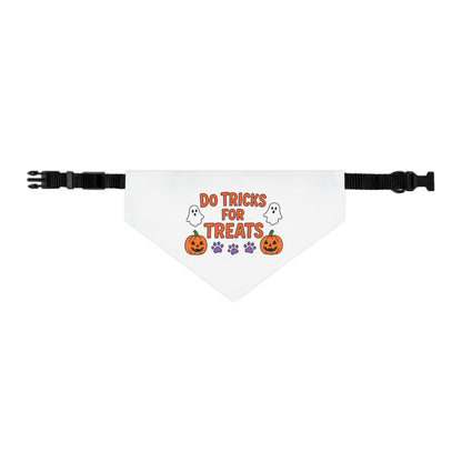Halloween Pet Bandana, Dog Costume Accessory, Trick or Treat Bandana, Pet Halloween Apparel, Spooky Dog Outfit