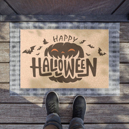 Halloween Doormat, Spooky Welcome Mat, Trick or Treat Entry Rug, Fall Decor, Seasonal Home Welcome Decoration