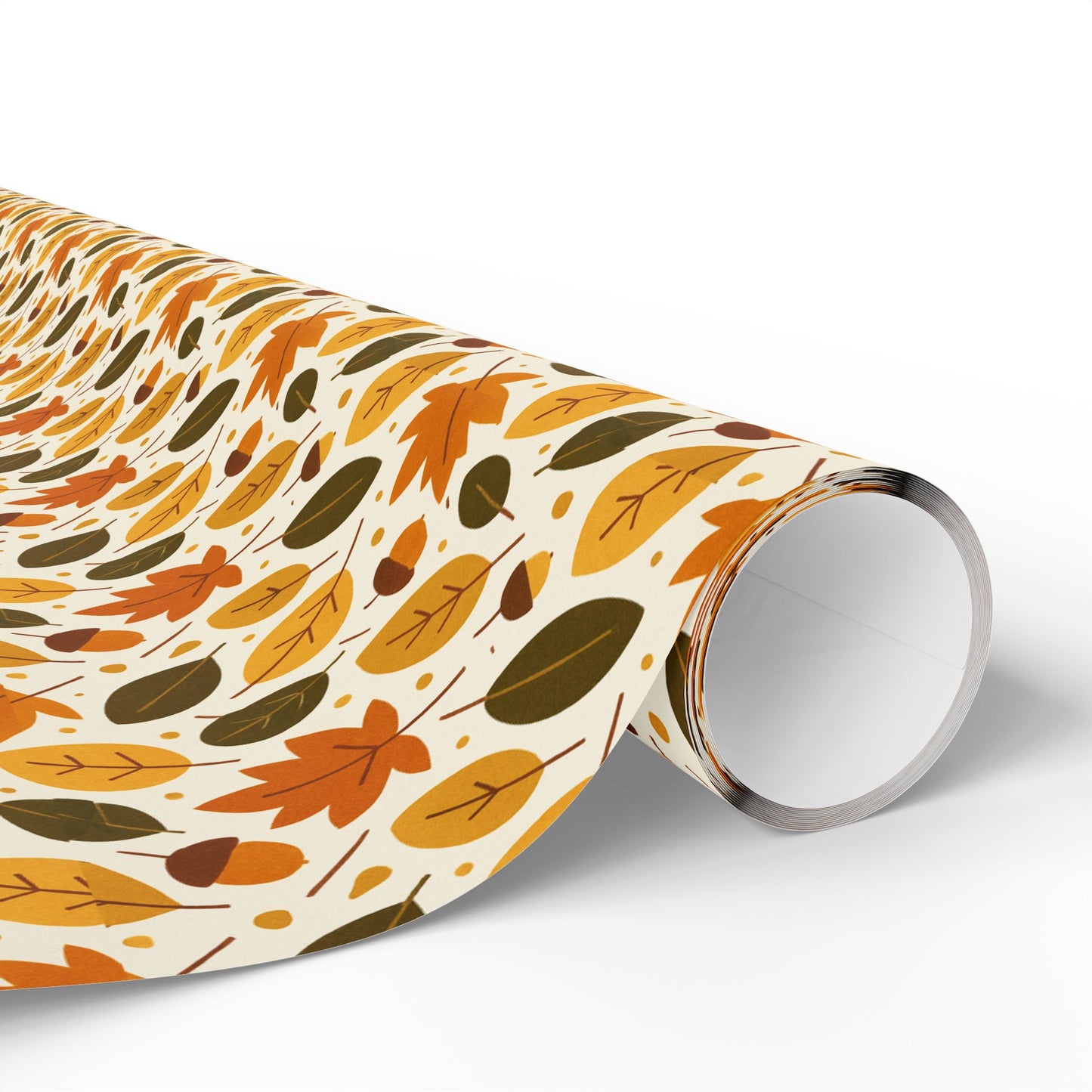 Autumn-Themed Wrapping Paper, Fall Leaves Gift Wrap, Seasonal Gift Wrapping, Eco-Friendly Wrap, Thanksgiving Party Supplies