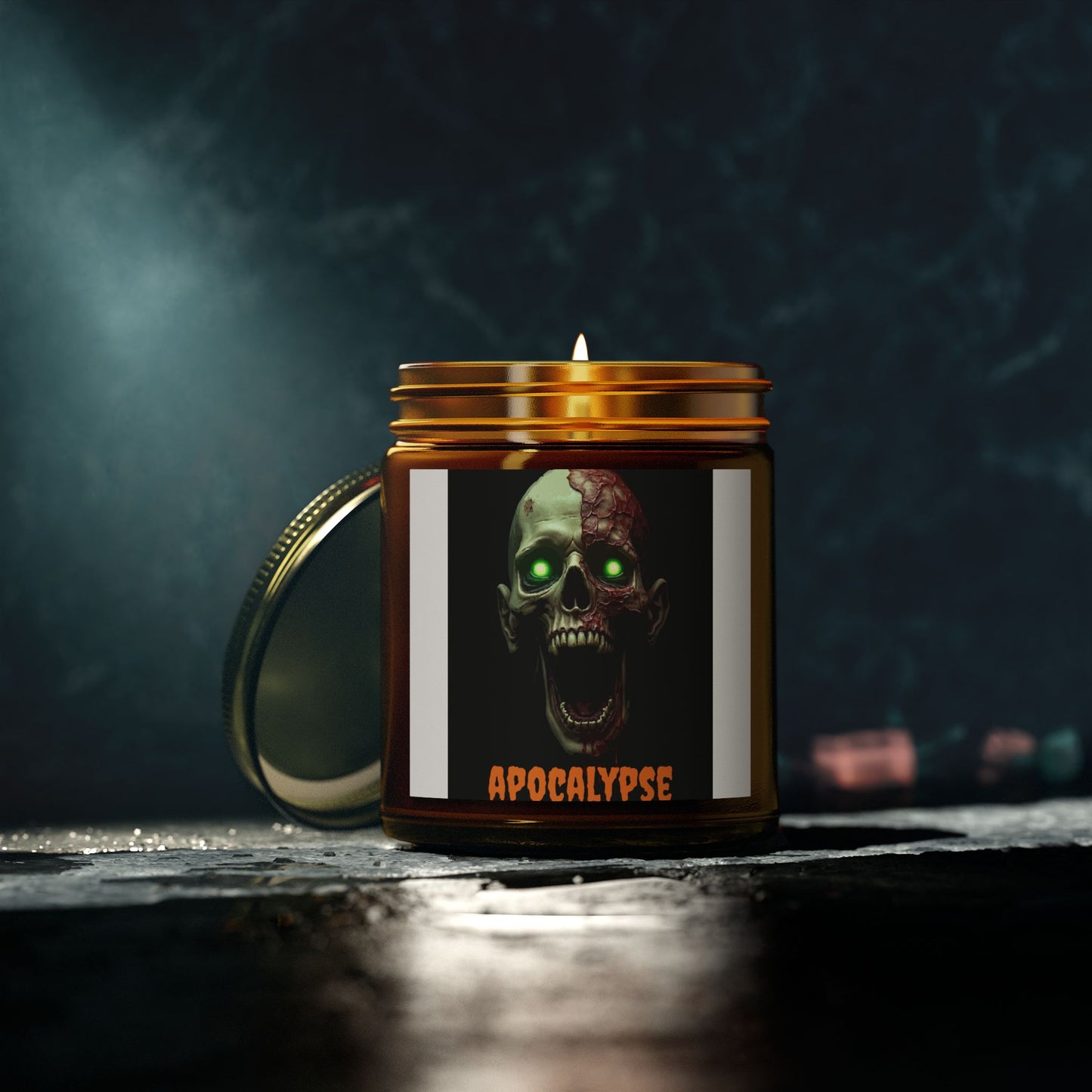 Halloween Scented Candles - Apocalypse Theme, Candle for Spooky Decor, Soy Wax Candle, Unique Gift, Fragrant Candle for Fall