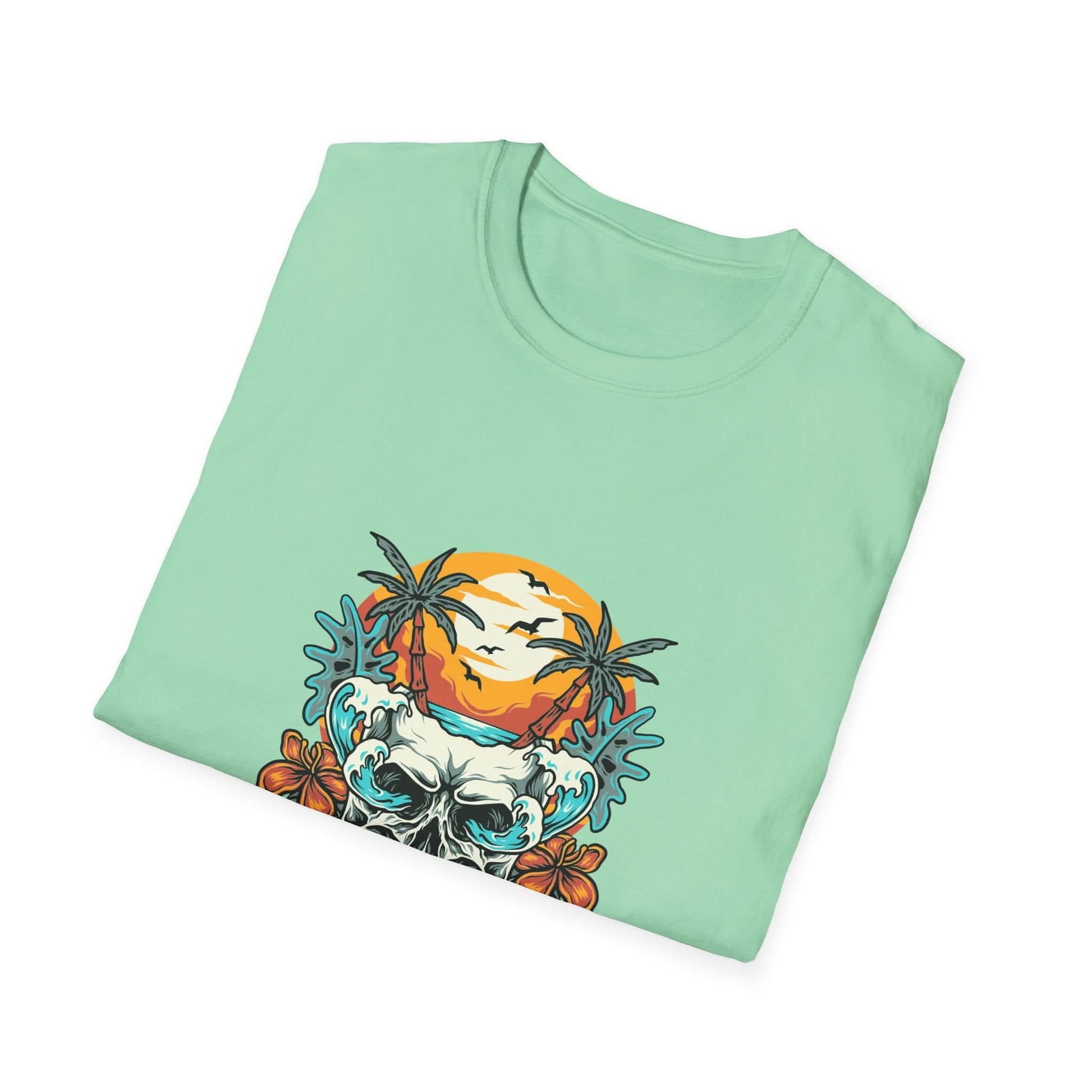 Skull Summer Beach - Mleem