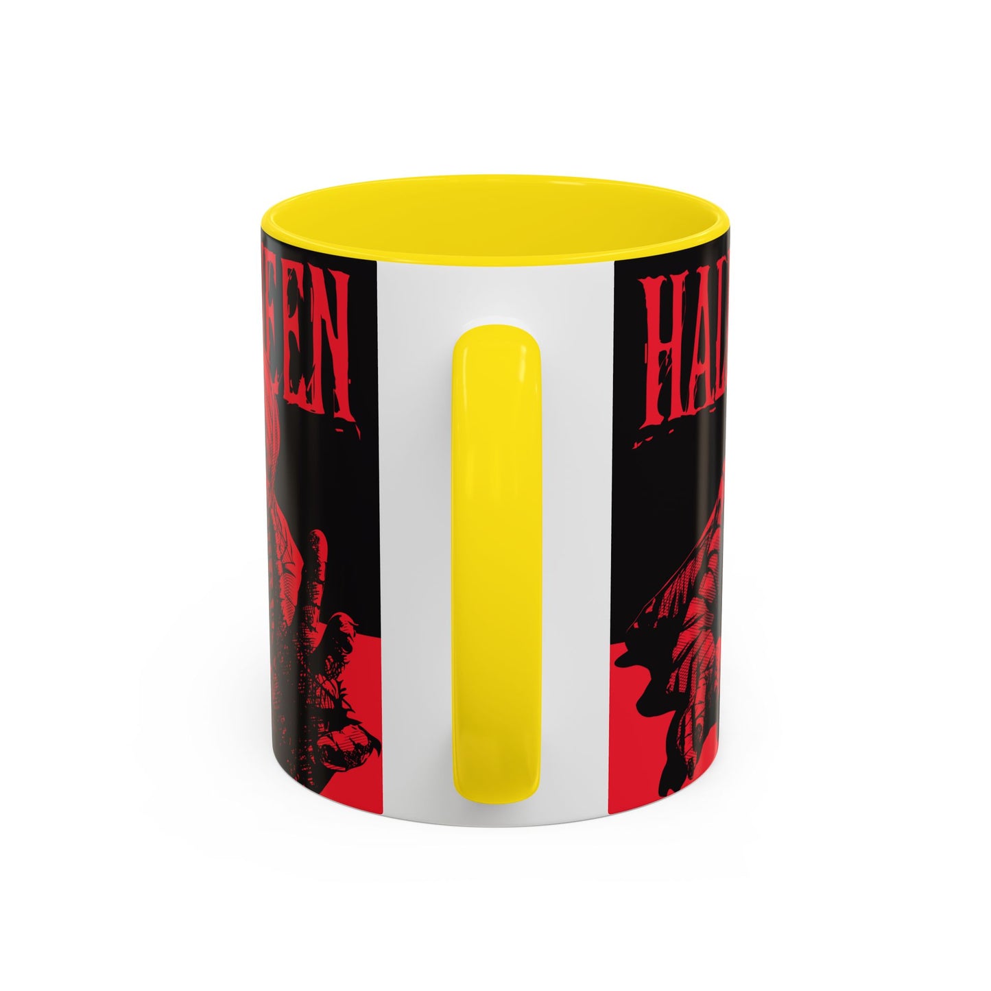 Halloween Accent Coffee Mug | Spooky Coffee Cup for Halloween Lovers, Trick or Treat Mug, Horror Decor, Gift for Fans