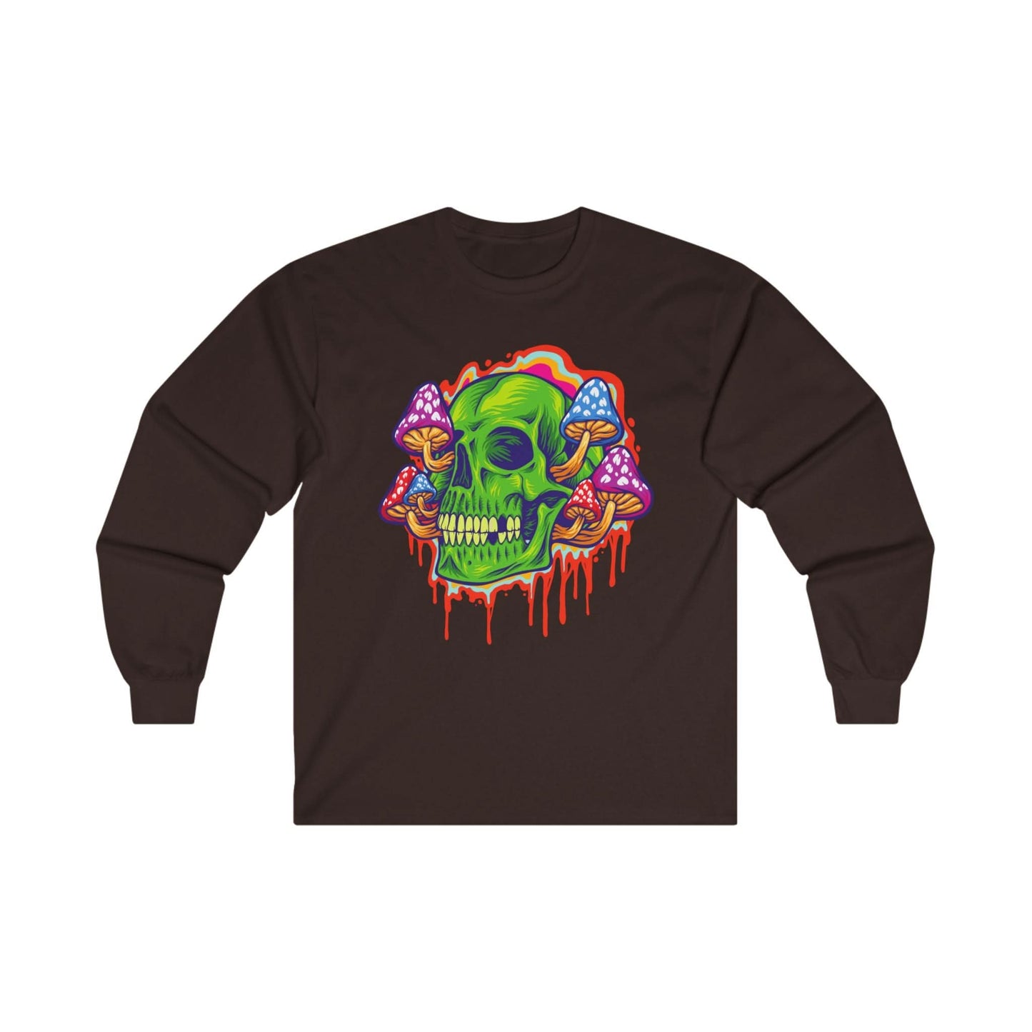 Psychedelic Mushroom Skull - Mleem