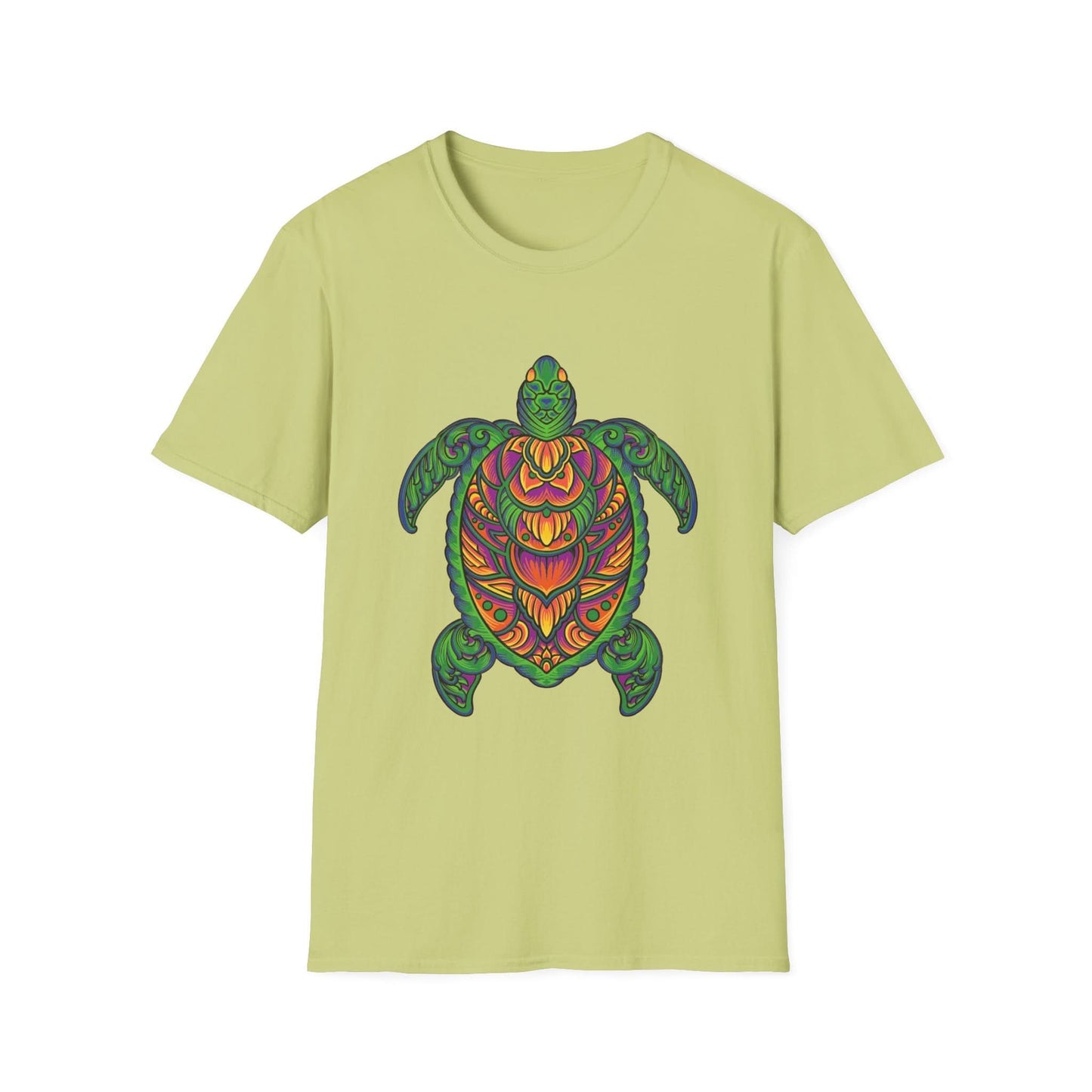 Turtle Floral Vintage Ornament - Mleem