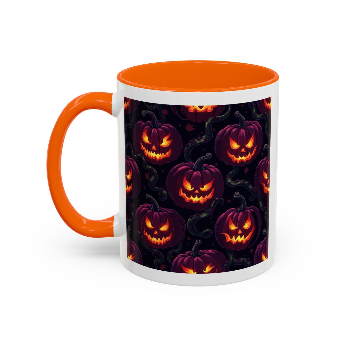 Halloween Pumpkin Coffee Mug, Spooky Ceramic Cup, Fall Decor, Autumn Gift, Halloween Party Essential, Seasonal Drinkware
