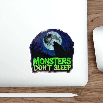 Fun Monster Die-Cut Stickers for Halloween Vibes, Laptop Decor, Gift for Teens, Party Decorations, Spooky Home Accessories