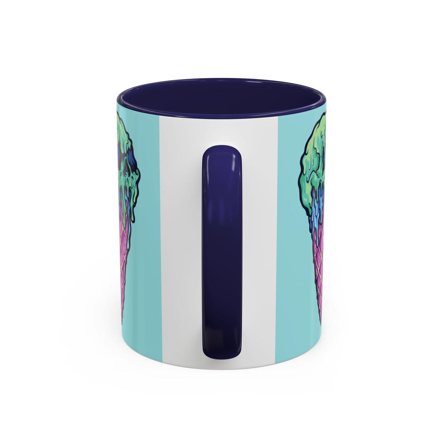 Creepy Ice Cream Mug - Perfect for Halloween, Unique Gift for Coffee Lovers, Spooky Decor, Creepscream Design, Fun Kitchenware