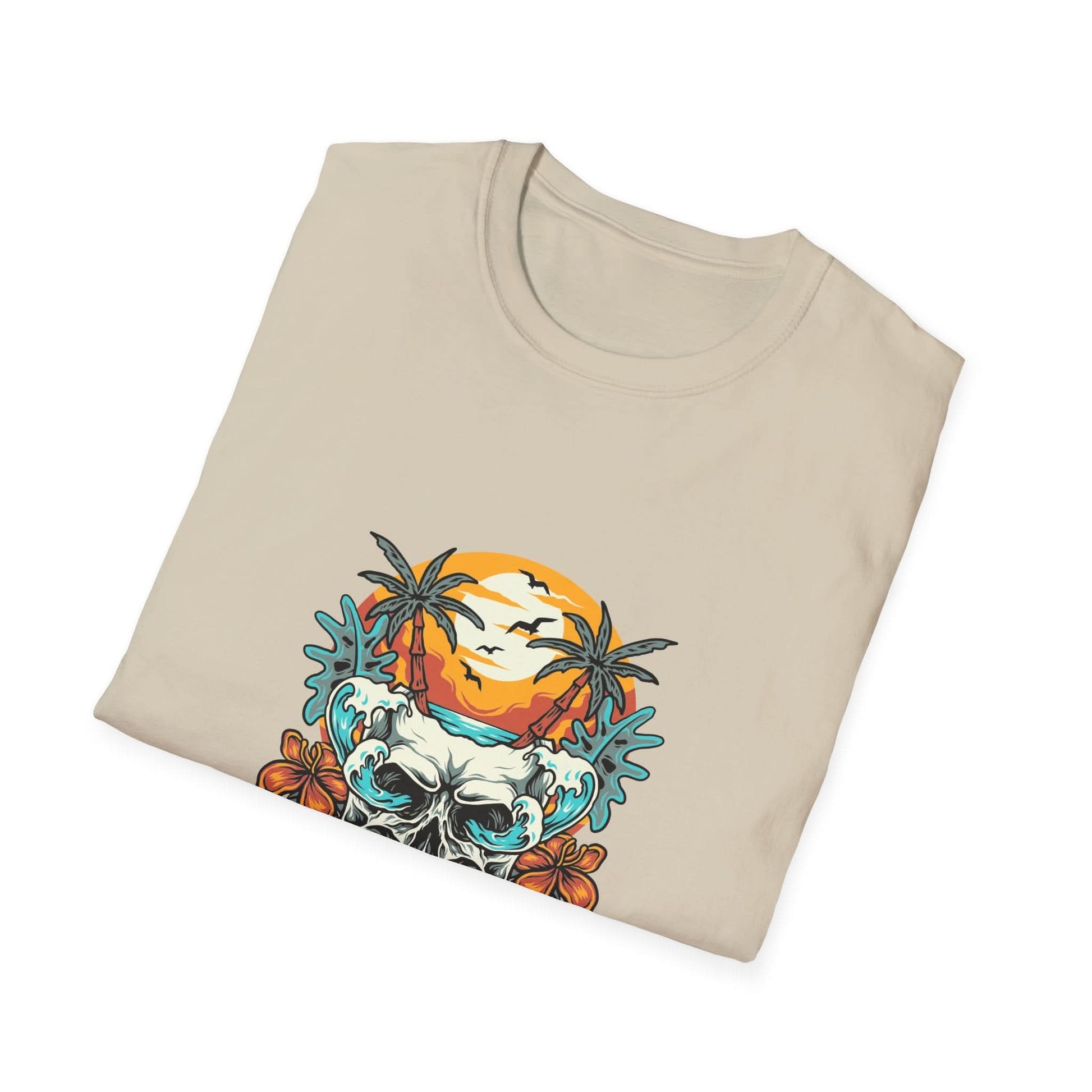 Skull Summer Beach - Mleem