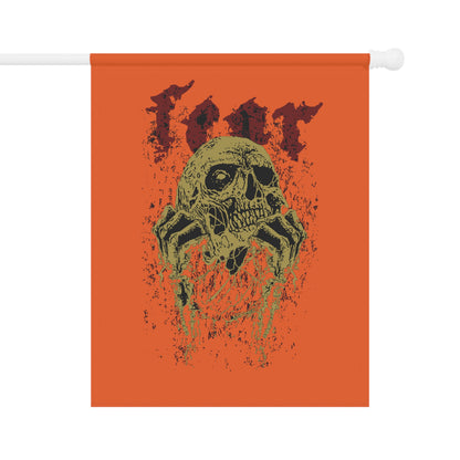 Halloween Garden Banner with Skull Design, Scary Outdoor Décor for Fall, Halloween Parties and Events, Spooky Home Decoration