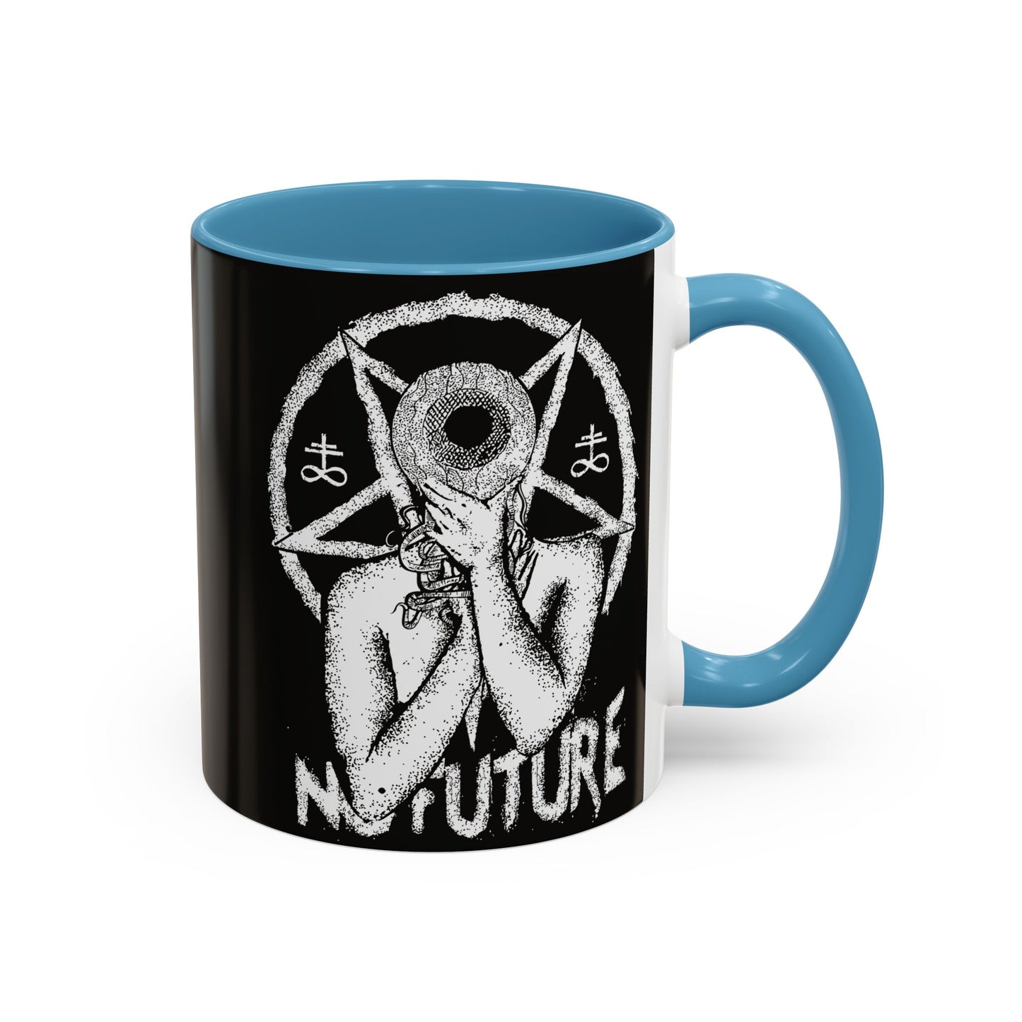 Gothic Ceramic Coffee Mug – Dark Art, Unique Gift, Halloween Decor, Witchy Vibe, Spooky Homeware
